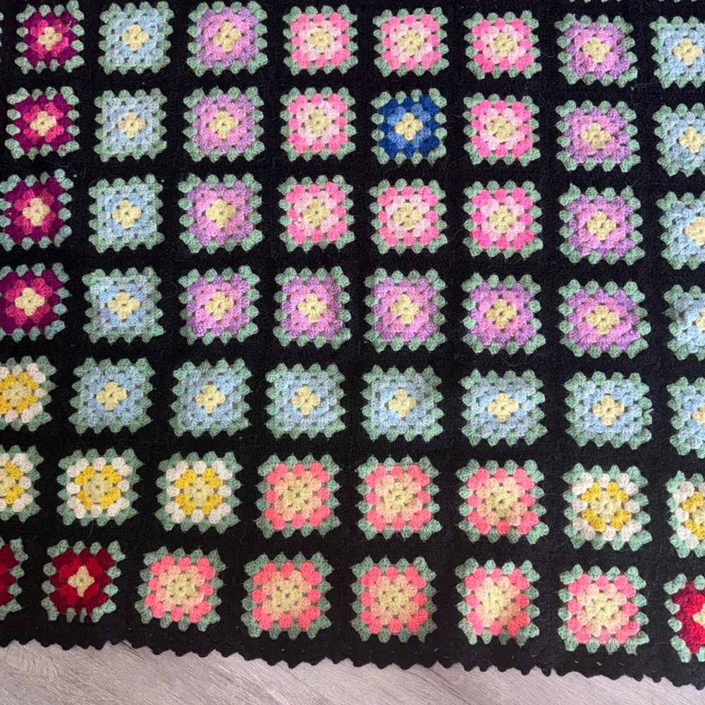 Handmade crochet granny